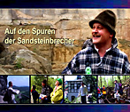 Andreas Bartsch auf den Spuren der Sandsteinbrecher